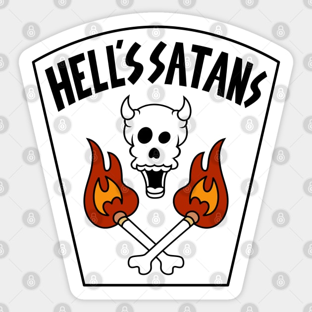 Hell's Satans Sticker by Hounds_of_Tindalos